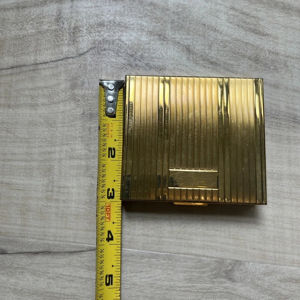 Gold Compact Card Case - Unbranded Slim Metal Accessory